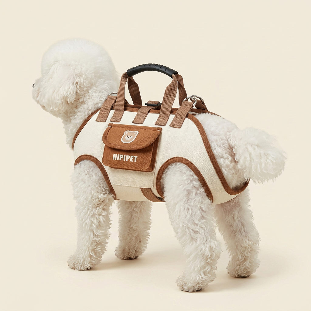 alseriy Köpek Taşıma Çantası – Kahverengi