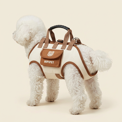 alseriy Köpek Taşıma Çantası – Kahverengi