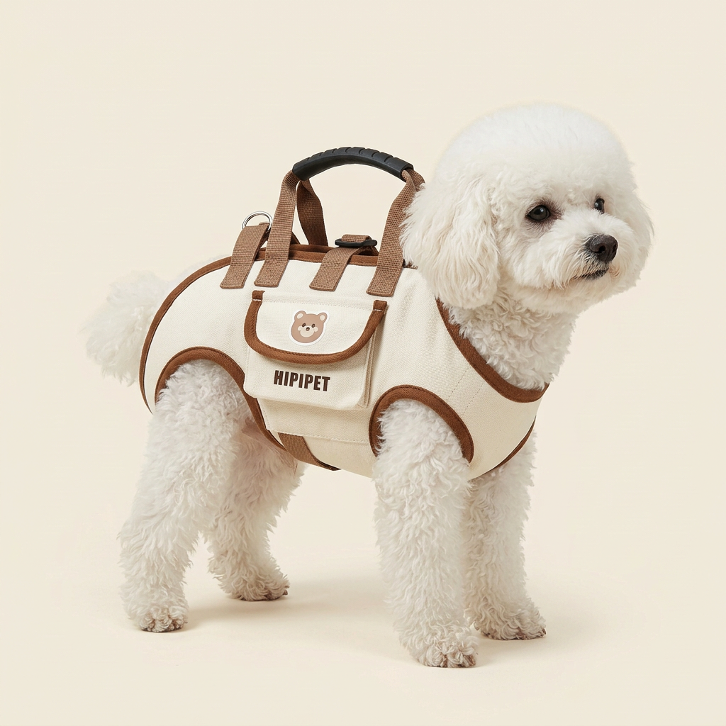 alseriy Köpek Taşıma Çantası – Kahverengi