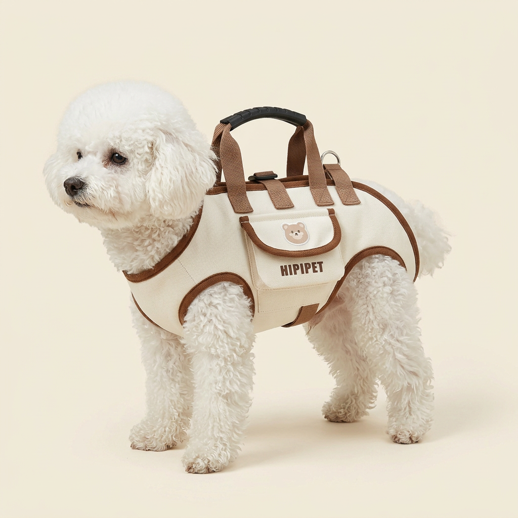 alseriy Köpek Taşıma Çantası – Kahverengi