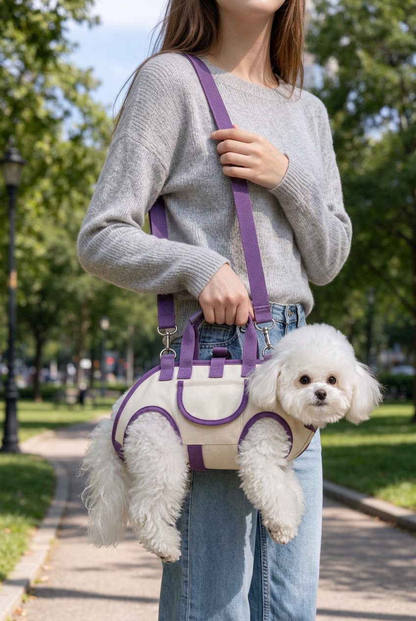 Şkilos Pet Carrier – Mor